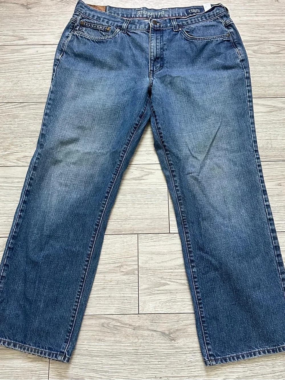 Chaps Straight Fit Denim Jeans Mens 36/30